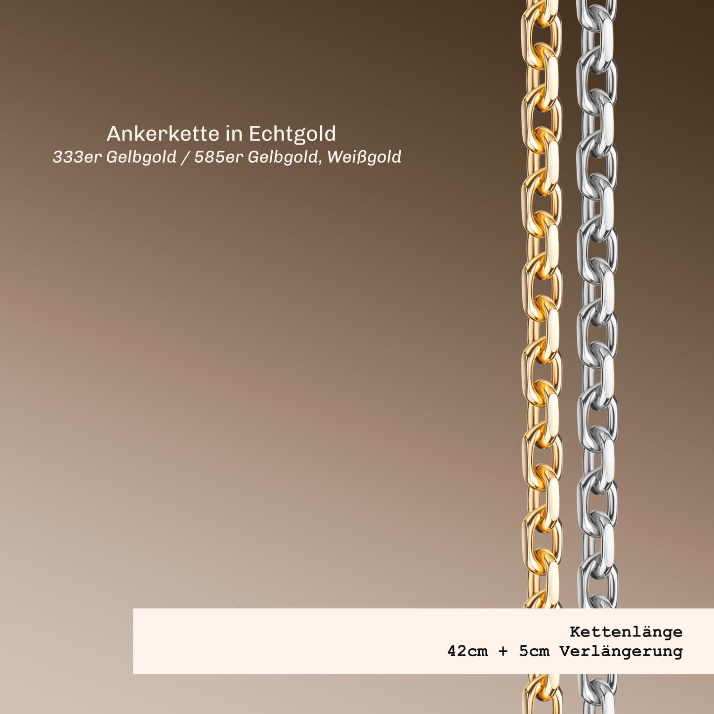 Ketten aus Silber & Gold