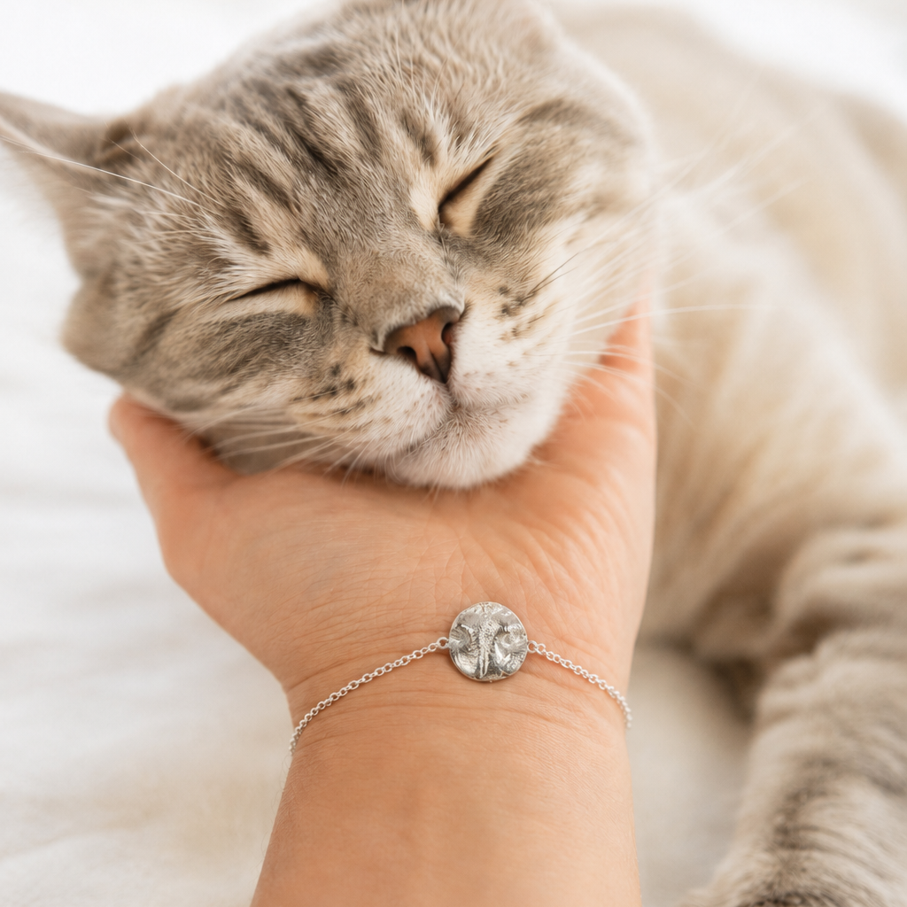 Armband von Katzennase aus Silber von Nose and Soul Jewelry