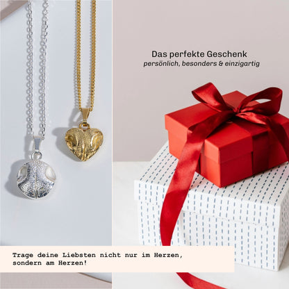 Finger- & Tierabdruck | Halskette "rund"