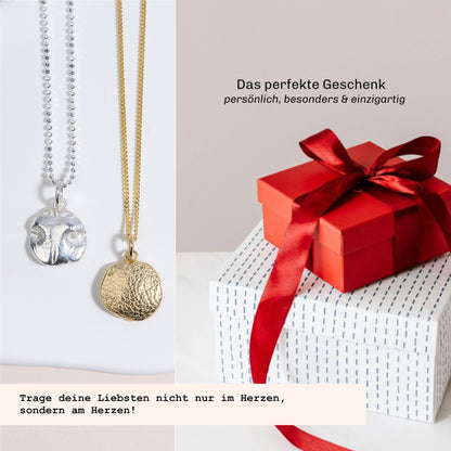 Finger- & Tierabdruck | Halskette "natur"