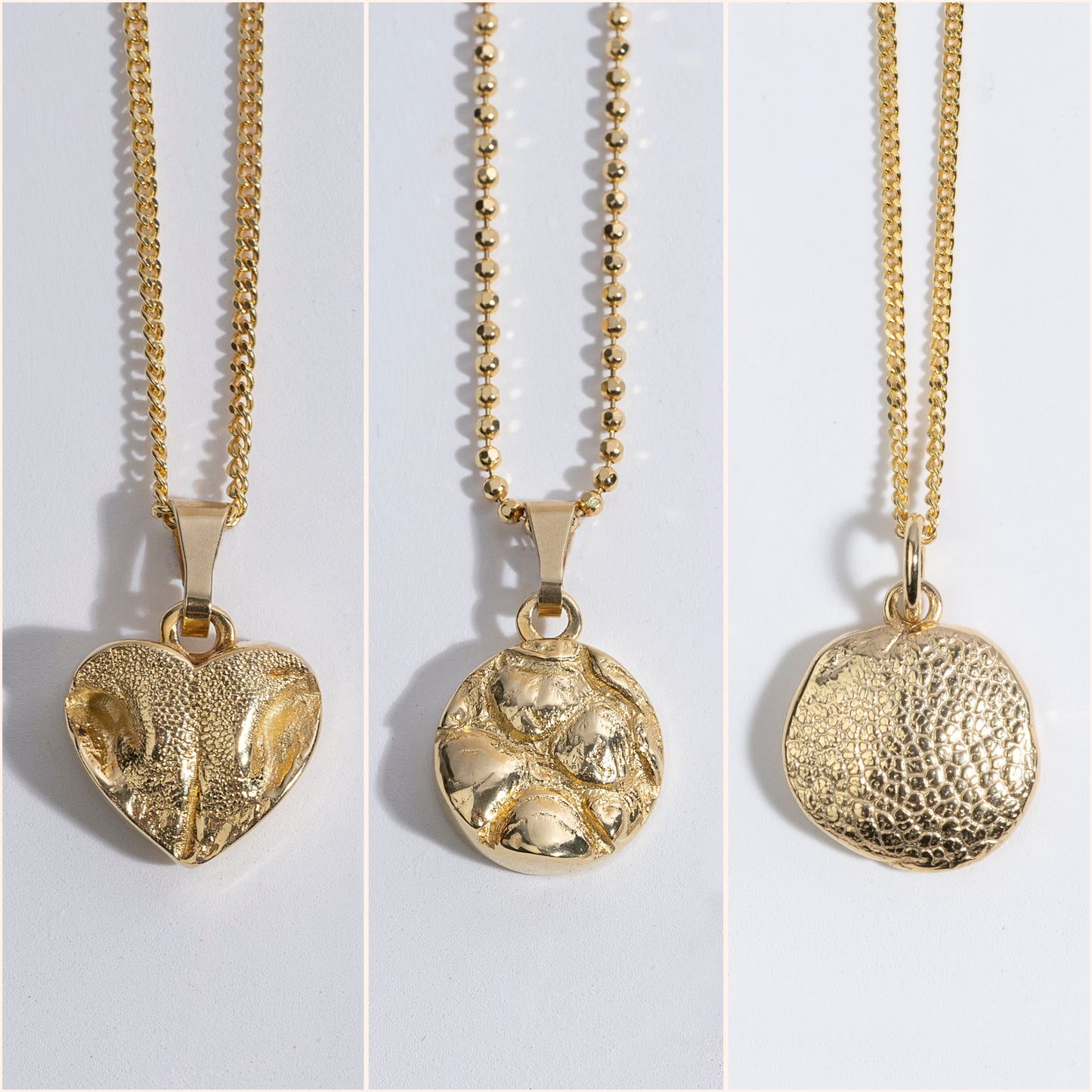 Finger- & Tierabdruck Halskette | Echtgold