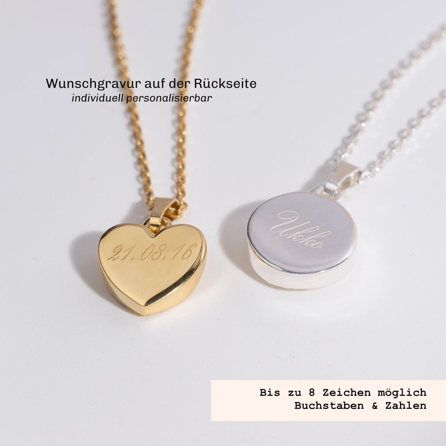 Finger- & Tierabdruck | Halskette "rund"