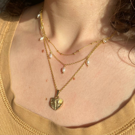 LOVE Bundle - Finger-& Tierabdruck Halskette + Halskette Nala & Maya