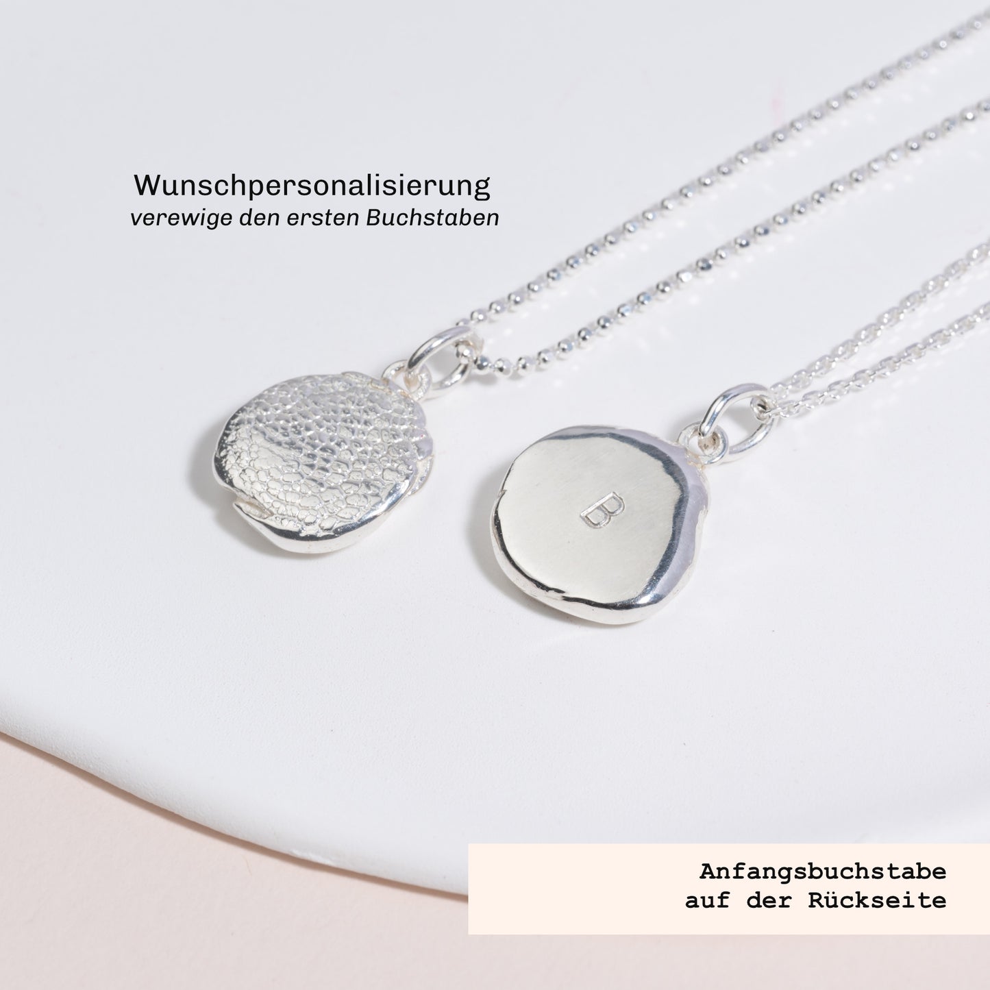 Finger- & Tierabdruck | Halskette "natur"