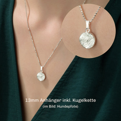 Finger- & Tierabdruck | Halskette "rund"