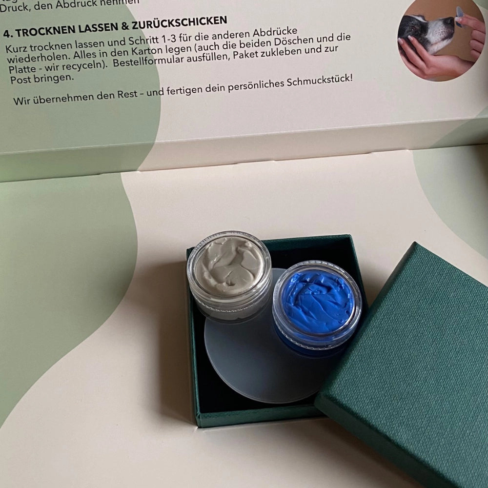 Extra Döschen mit Abdruckmasse