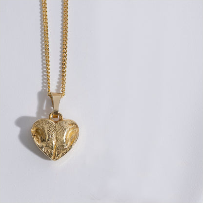 Finger- & Tierabdruck | Halskette "herz"