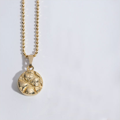 Schildkröte Abdruck Panzer Kette Schmuck Gold